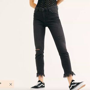 Free People Frayed Jeans